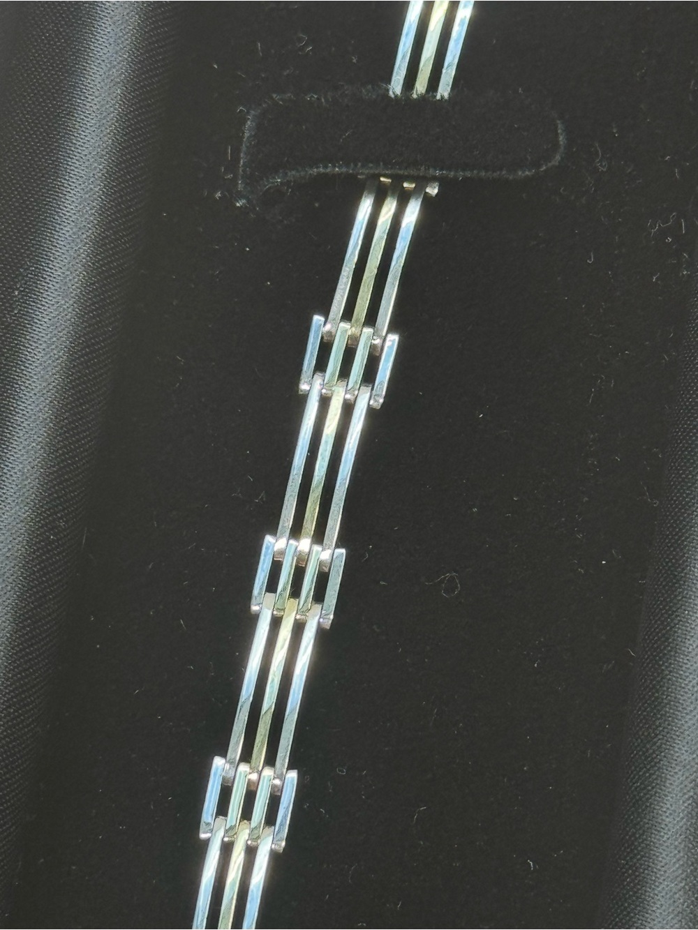925 Sterling silver bar  Bracelet - Elegant Women’s Bracelet in Silver vintage